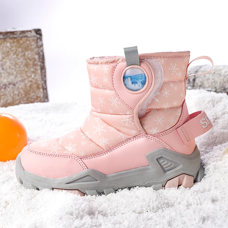 High Top Kids Shoes Winter Thermal Girls Snow Boots Comfortable Wear-Resisting Hiking Boots Non Slip Trekking Hook Loop Footwear
High Top Kids Shoes Winter Thermal Girls Snow Boots Comfortable Wear-Resisting Hiking Boots Non Slip Trekking Hook Loop Footwear