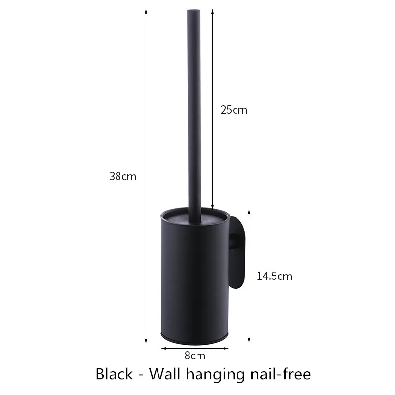 Держатель для щетки для унитаза Caiyiyue черный из нержавеющей стали
Держатель для щетки для унитаза Caiyiyue черный из нержавеющей стали