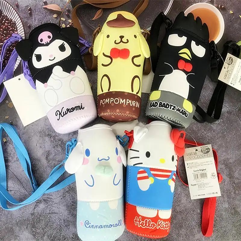 Sanrio Kawaii Cartoon Water Bottle Bag Cute Cinnamoroll Mymelody Kuromi Kitty Water Cup Cover Outdoor Travel Portable Kids Gift
Sanrio Kawaii Cartoon Water Bottle Bag Cute Cinnamoroll Mymelody Kuromi Kitty Water Cup Cover Outdoor Travel Portable Kids Gift