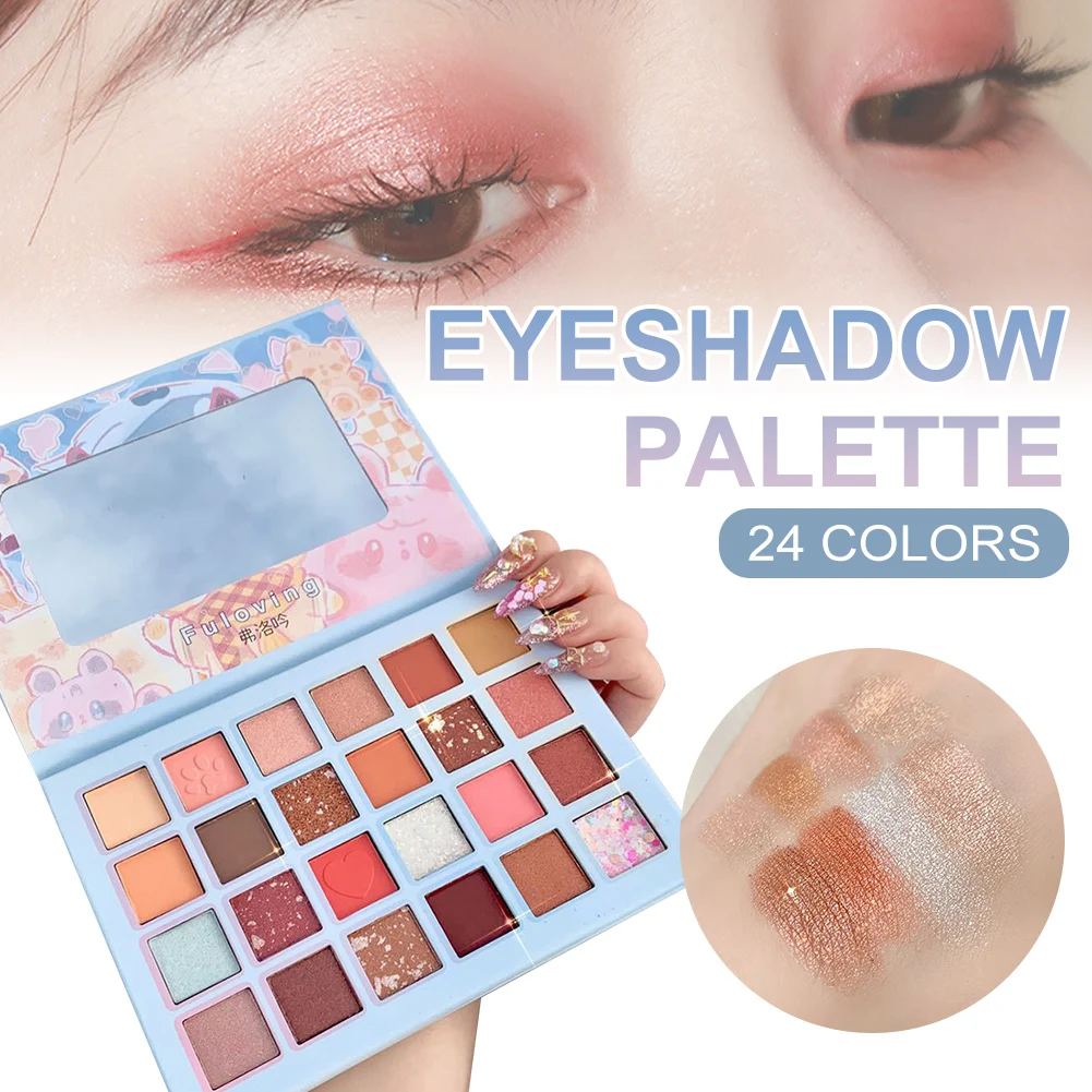24 Colors Strawberry Eyeshadow Palette Valentine's Day Glitter Pearlescent Waterproof Eyeshadow Palette Female Eyeshadow Palette
24 Colors Strawberry Eyeshadow Palette Valentine's Day Glitter Pearlescent Waterproof Eyeshadow Palette Female Eyeshadow Palette