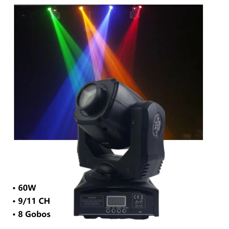 60 Вт 9CH 11CH DMX 8 Gobo 8 цветов RGB светодиодный Spot для свадьбы DJ сценический светильник с подвижной головкой Disco
60 Вт 9CH 11CH DMX 8 Gobo 8 цветов RGB светодиодный Spot для свадьбы DJ сценический светильник с подвижной головкой Disco