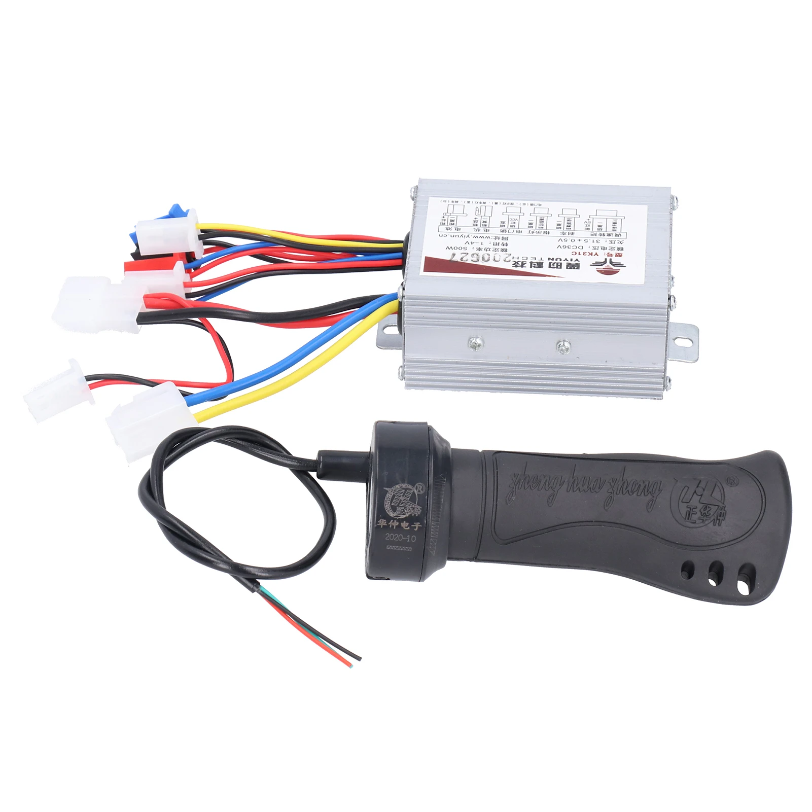 36V 500W Brushed Speed Controller with Throttle Grip Set for Electric Bicycle Scooter Tricycles
36V 500W Brushed Speed Controller with Throttle Grip Set for Electric Bicycle Scooter Tricycles