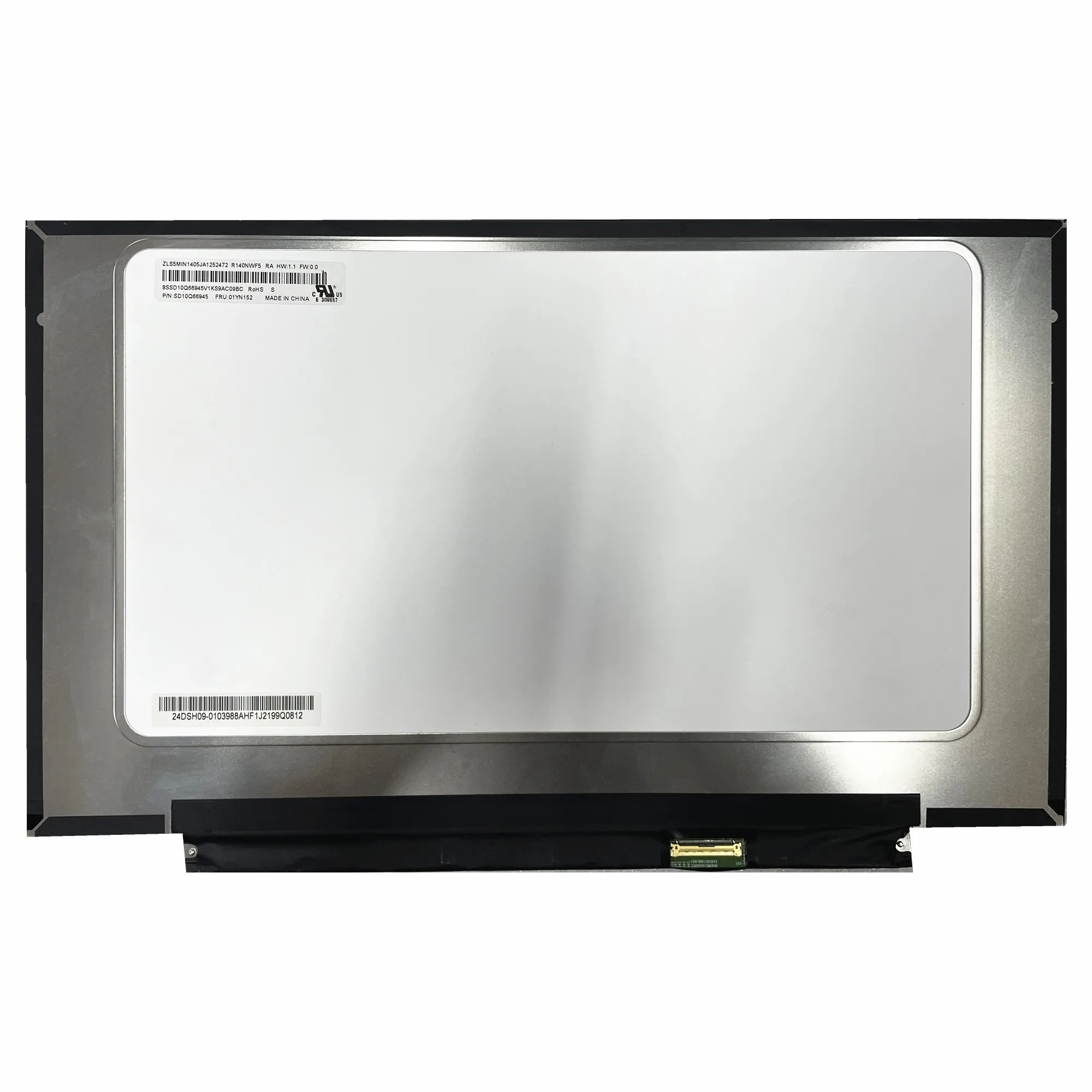 Матрица сенсорного ЖК-экрана ноутбука R140NWF5 RA 14,0 дюйма 1920*1080 EDP 40 контактов
Матрица сенсорного ЖК-экрана ноутбука R140NWF5 RA 14,0 дюйма 1920*1080 EDP 40 контактов