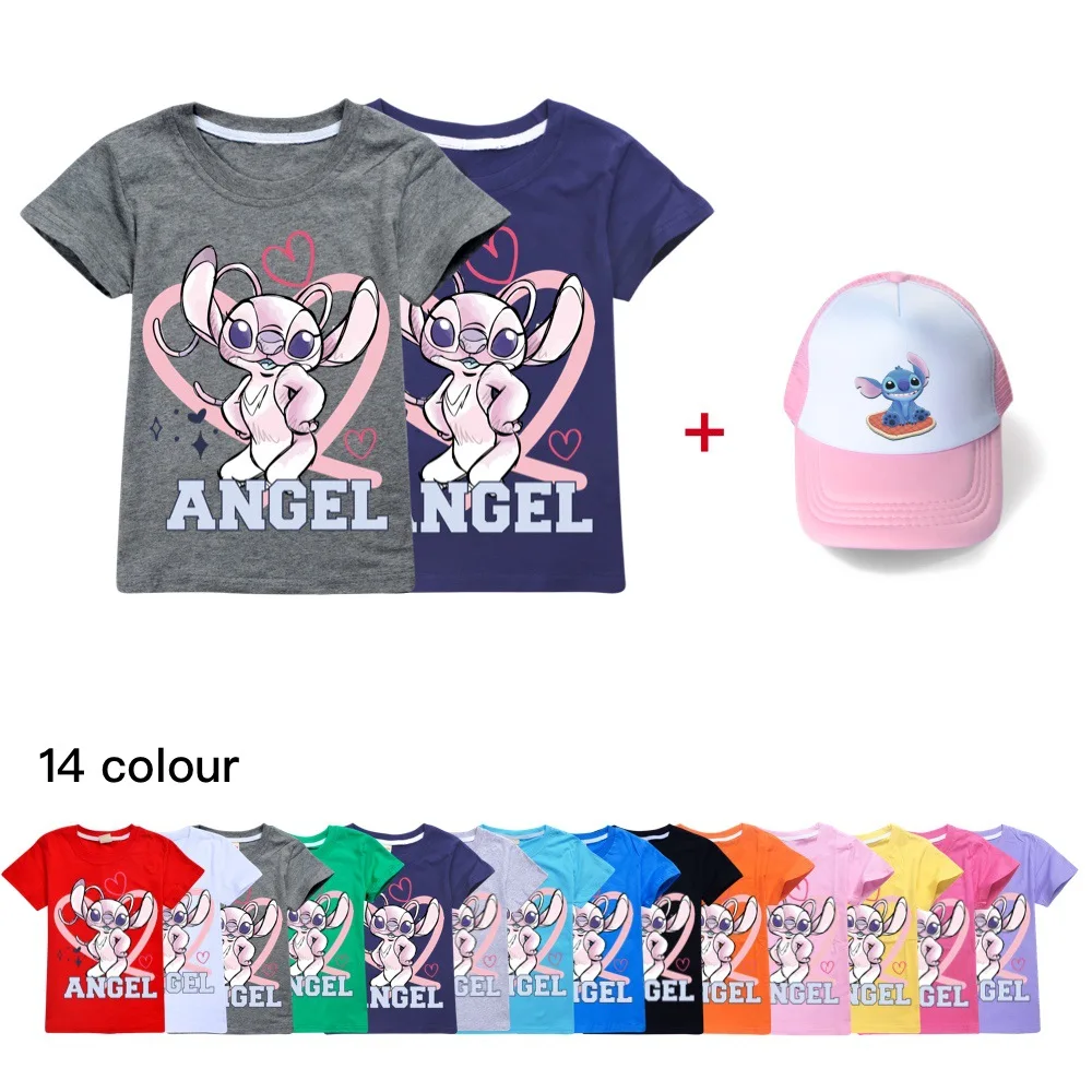 2022 New Stitch Boys Summer Teen T-Shirts Children's Cartoon Anime Girls Printed Cotton T-Shirts Tops + Hats
2022 New Stitch Boys Summer Teen T-Shirts Children's Cartoon Anime Girls Printed Cotton T-Shirts Tops + Hats