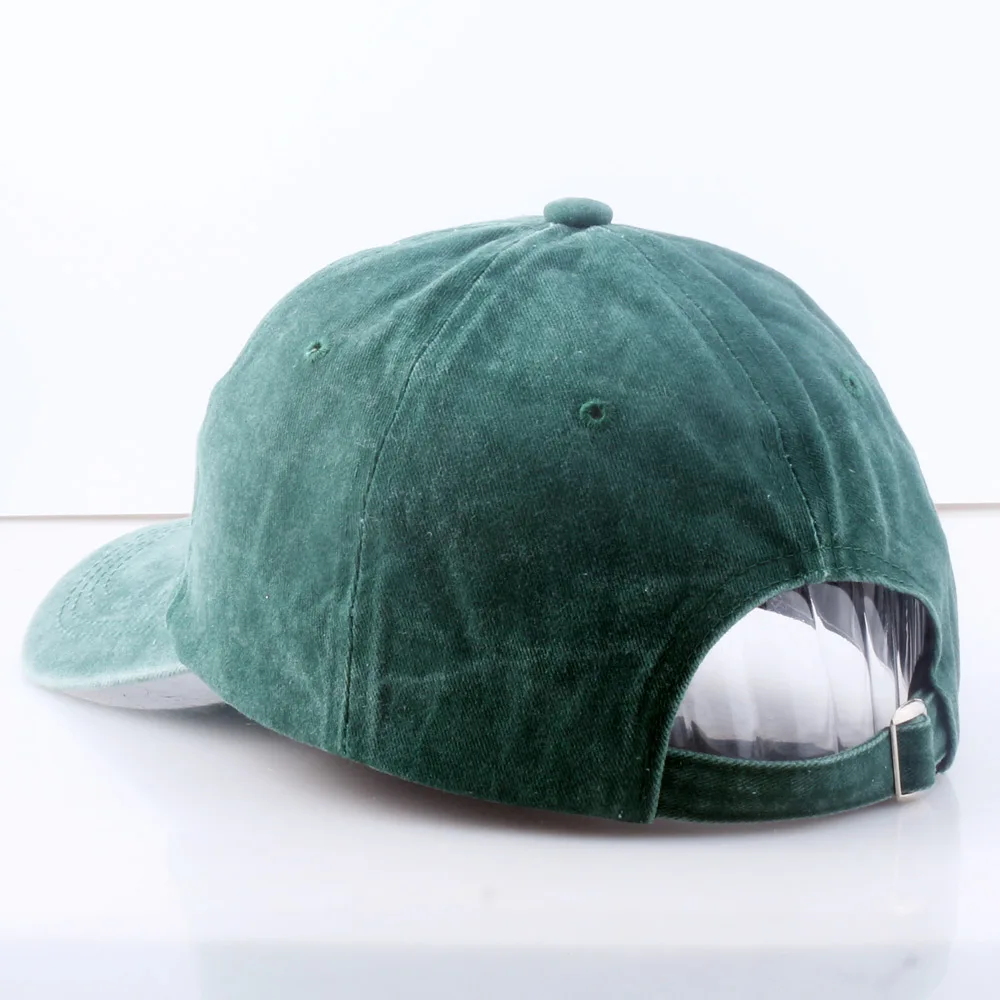 Мужская хлопковая бейсбольная кепка Wo темно-серая темно-зеленая темно-синяя хаки