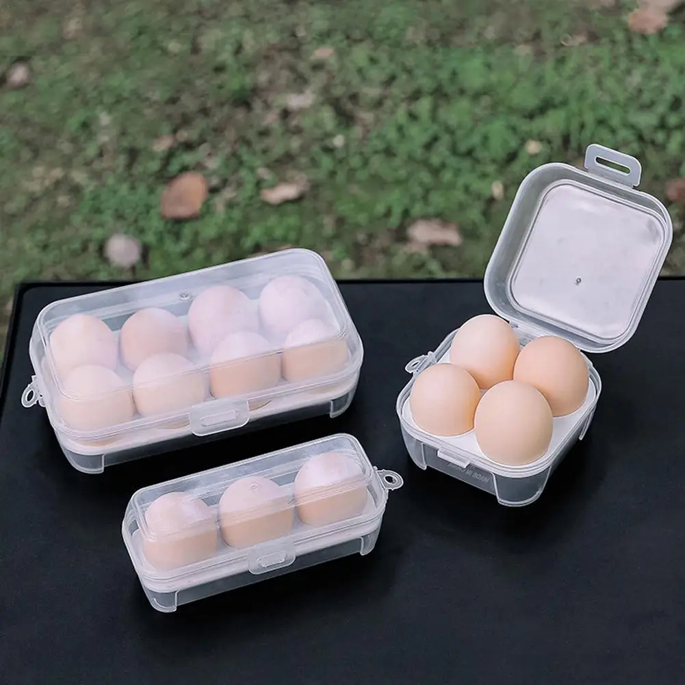 Egg Storage Box Anti-collision Damage 3/4/8 Grid Refrigerator Egg Holder with Lid Buckle Kitchen Outdoor Camping Egg Storage Box
Egg Storage Box Anti-collision Damage 3/4/8 Grid Refrigerator Egg Holder with Lid Buckle Kitchen Outdoor Camping Egg Storage Box