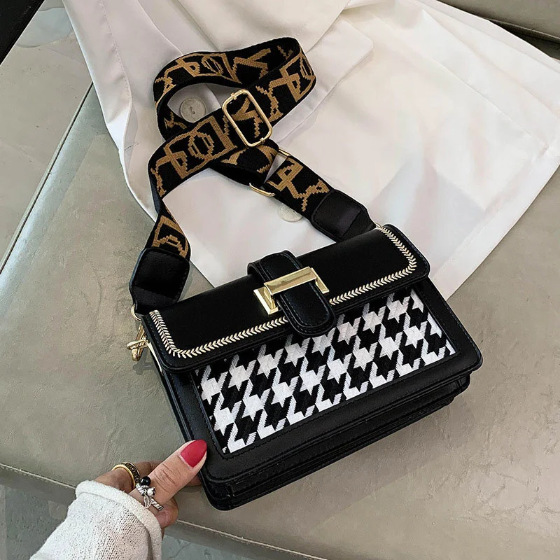 

Роскошная дамская сумочка, квадратная шерстяная дизайнерская сумка на ремне из искусственной кожи, элегантный брендовый мессенджер для телефона