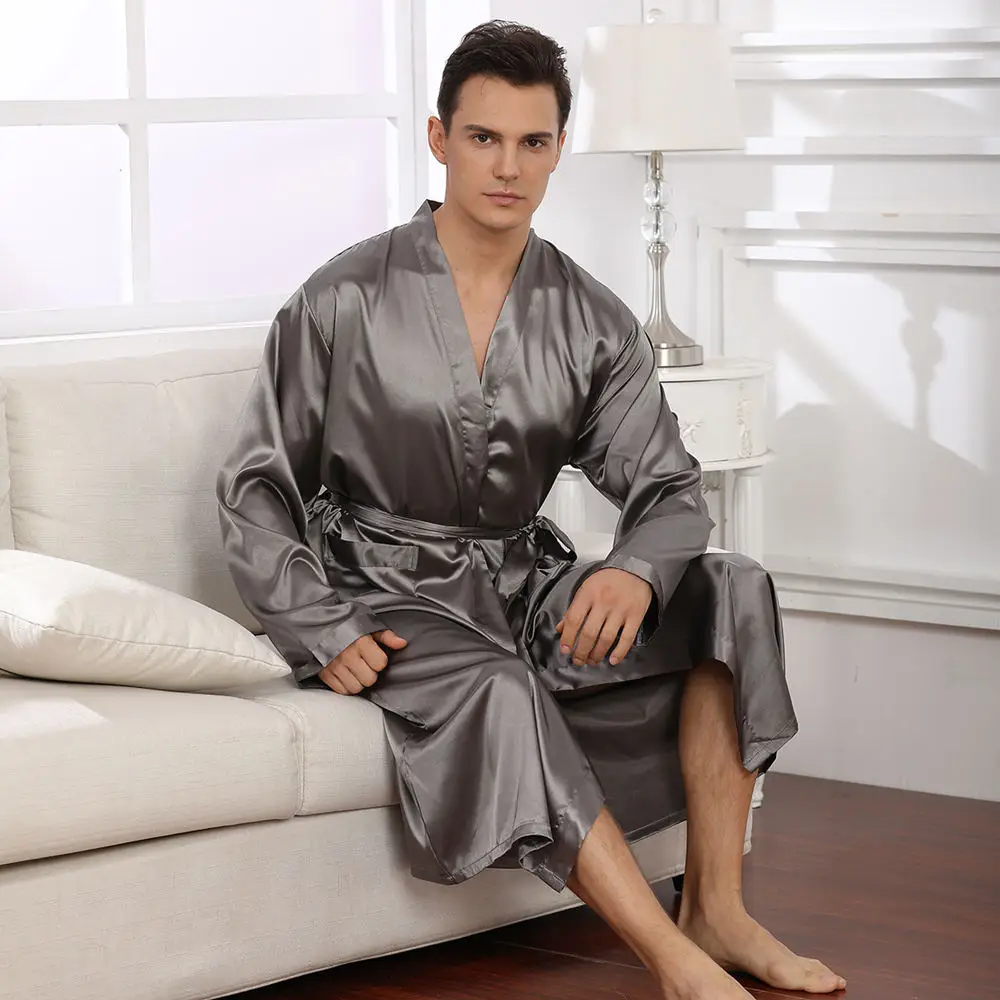 New Pajama Set Robe Pants Pajama Set Bathrobe Shorts Suit Silk Sleepwear for Men Kimono Home Soft Fashion Cozy Long-sleeved
New Pajama Set Robe Pants Pajama Set Bathrobe Shorts Suit Silk Sleepwear for Men Kimono Home Soft Fashion Cozy Long-sleeved