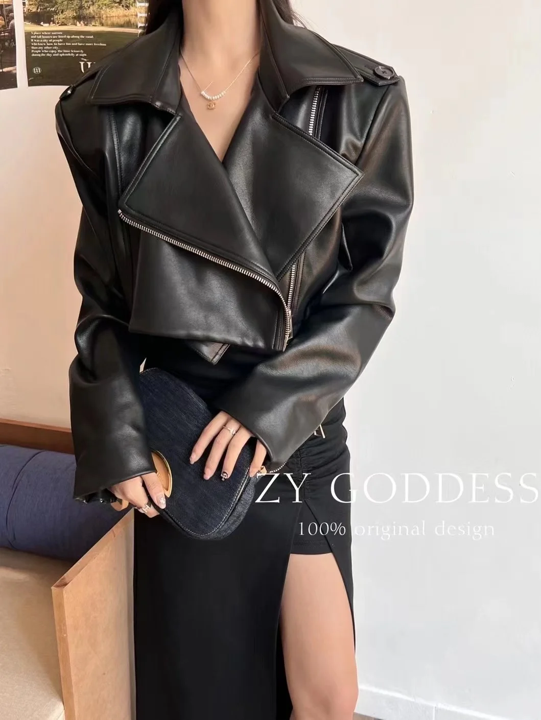 Genuine Leather 2023 Spring New Korean Loose Motorcycle Leather Coat Small Leather Jacket Short Coat Women
Genuine Leather 2023 Spring New Korean Loose Motorcycle Leather Coat Small Leather Jacket Short Coat Women