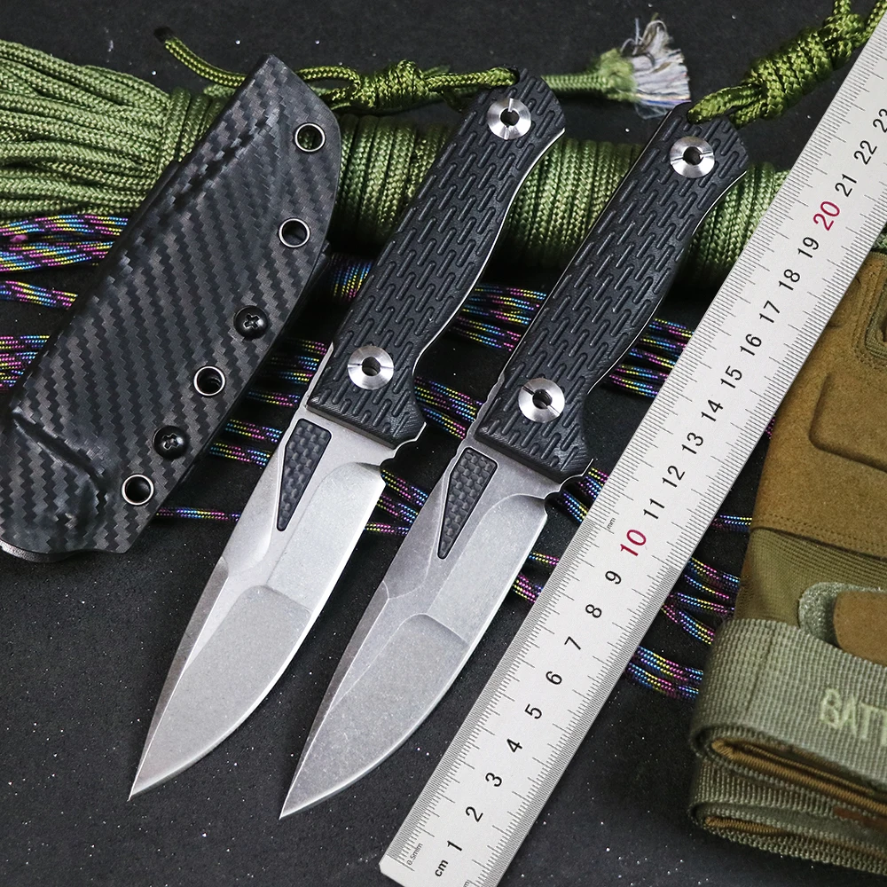 POHL integrated M390 Mark Blade G10 Handle Outdoor Camping Woodworking Garden Multifunctional Hunting Kitchen Knife EDC Tool
POHL integrated M390 Mark Blade G10 Handle Outdoor Camping Woodworking Garden Multifunctional Hunting Kitchen Knife EDC Tool