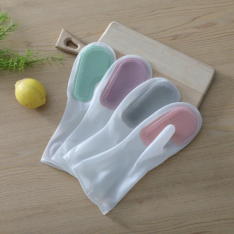Multifunctional Magic Brush Dishwashing Glove Rubber Kitchen Household Cleaning Silicone Waterproof Gloves
Multifunctional Magic Brush Dishwashing Glove Rubber Kitchen Household Cleaning Silicone Waterproof Gloves