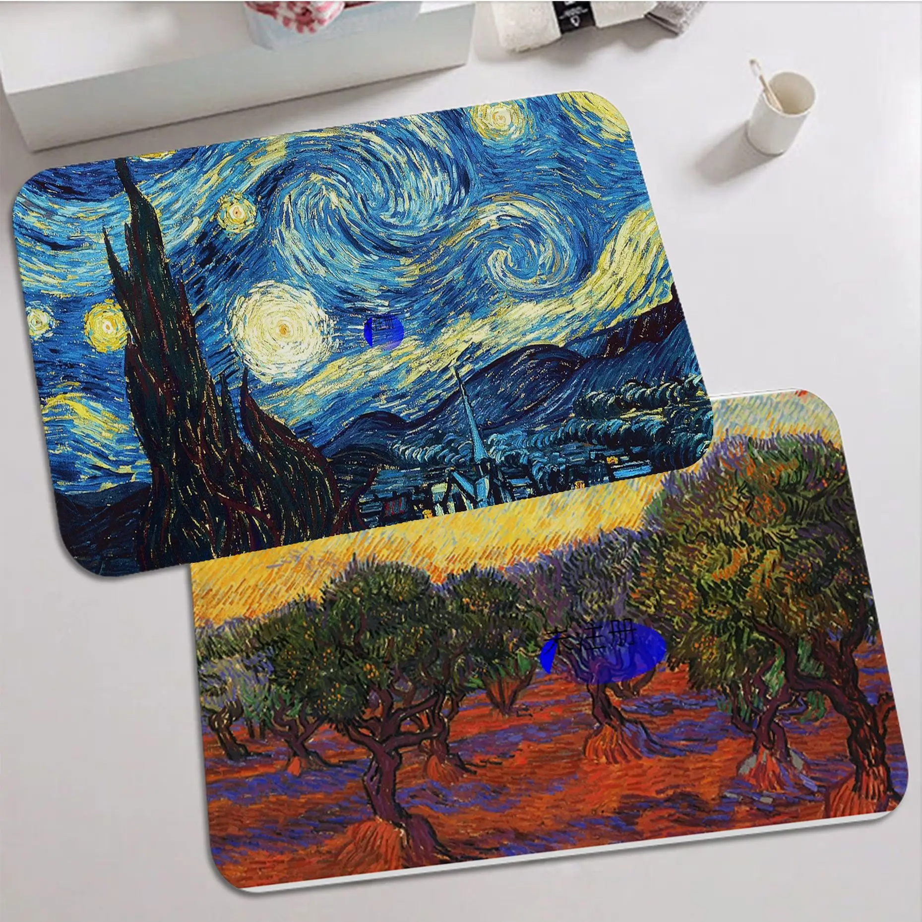 New Van Gogh Oil Painting Entrance Door Mat Retro Multiple Choice Living Room Kitchen Rug Non-Slip Welcome Doormat
New Van Gogh Oil Painting Entrance Door Mat Retro Multiple Choice Living Room Kitchen Rug Non-Slip Welcome Doormat