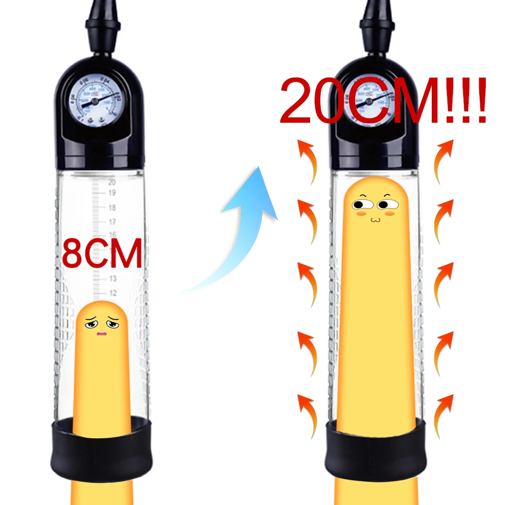 

Effective Enlarge Penis Pump Growth Bigger Penis Dick Enlargement Pump Liquid Cock Erection Sex Toys For Enhance Men Endurance