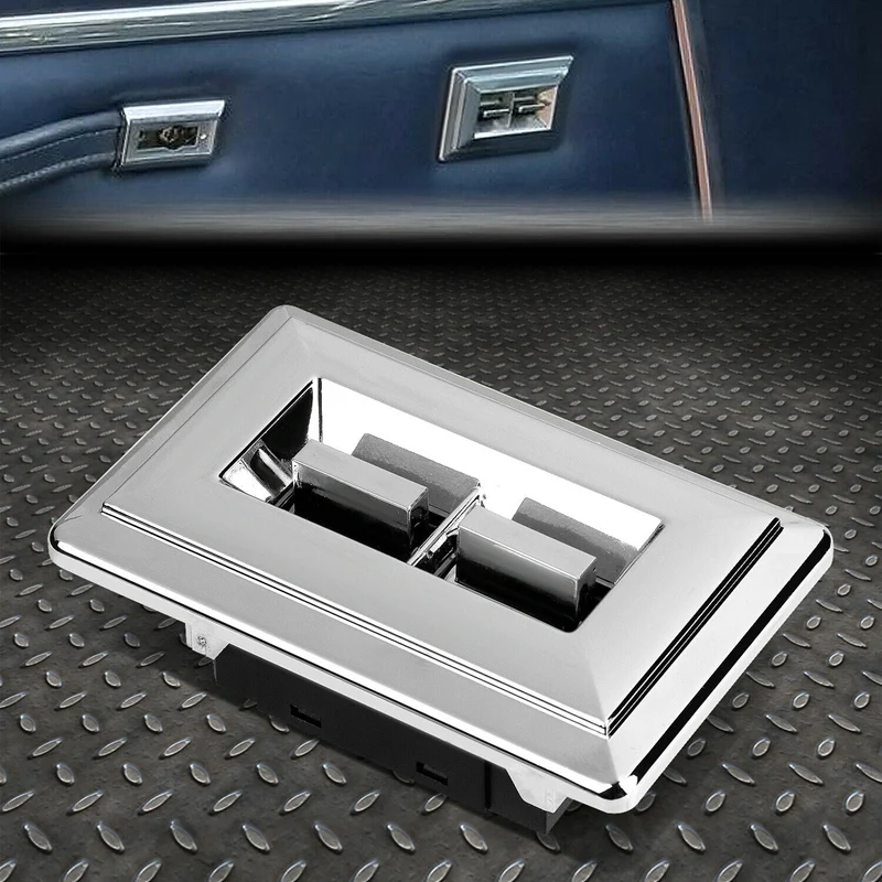 Master Power Door Window Switch Driver Side For 78-91 Pickup Truck GM CHEVROLET GMC OLDSMOBILE PONTIAC Chrome 2 Button
Master Power Door Window Switch Driver Side For 78-91 Pickup Truck GM CHEVROLET GMC OLDSMOBILE PONTIAC Chrome 2 Button