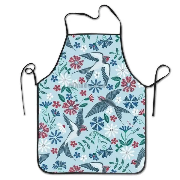 Bib Apron Flowers and Swallows Kitchen Apron Waterproof for Cooking Chef Baker Servers BBQ Craft Men Or Women 20\ X 28\
Bib Apron Flowers and Swallows Kitchen Apron Waterproof for Cooking Chef Baker Servers BBQ Craft Men Or Women 20\ X 28\