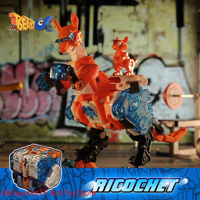 

【IN STOCK】52TOYS Transformation BEASTBOX BB35 BB-35 Ricochet Kangaroo Robots Animal Action Collectible Figure Toys Gifts