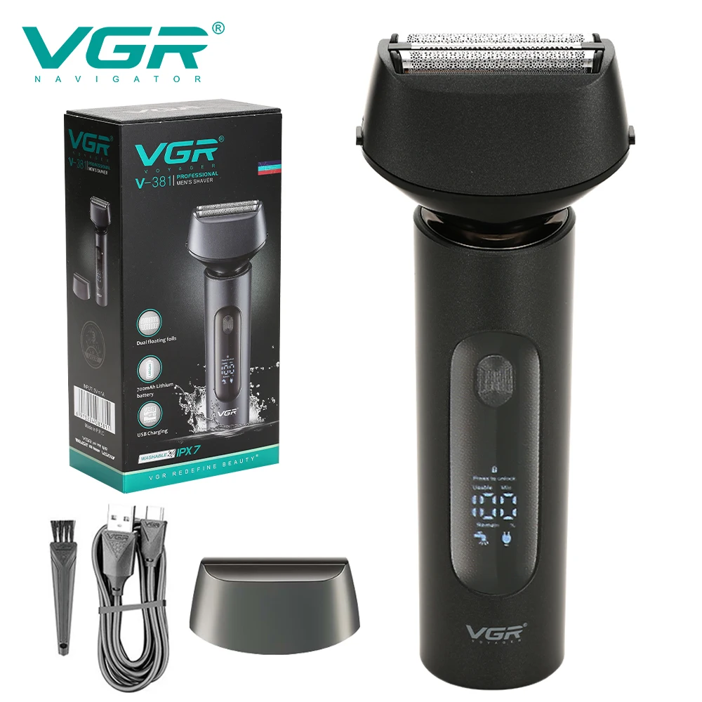 VGR Electric Shaver Beard Trimmer Shaving Machine Trimmer for Men Razor Professional Electric Rechargeable IPX7 Washable V-381 
VGR Electric Shaver Beard Trimmer Shaving Machine Trimmer for Men Razor Professional Electric Rechargeable IPX7 Washable V-381