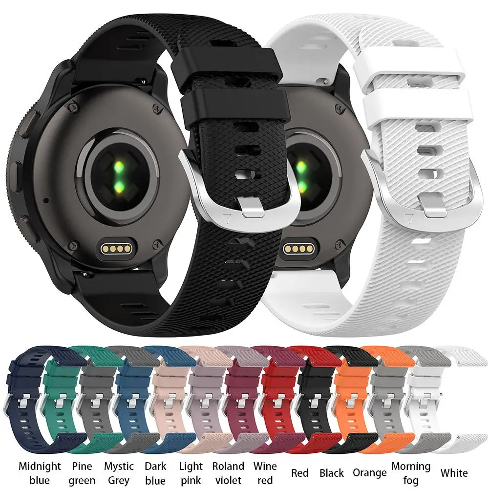 1 Pcs 20mm Silicone Watch Band Cross Pattern Stainless Steel Buckle Replacement Straps Compatible For Samsung Garmin Venu 2plus
1 Pcs 20mm Silicone Watch Band Cross Pattern Stainless Steel Buckle Replacement Straps Compatible For Samsung Garmin Venu 2plus