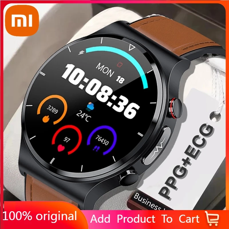 Xiaomi Thermometer Smart Watch HD Full Touch Screen ECG Heart Rate Monitor Blood Oxygen Sport Smartwatch Weather Forecast Clock
Xiaomi Thermometer Smart Watch HD Full Touch Screen ECG Heart Rate Monitor Blood Oxygen Sport Smartwatch Weather Forecast Clock