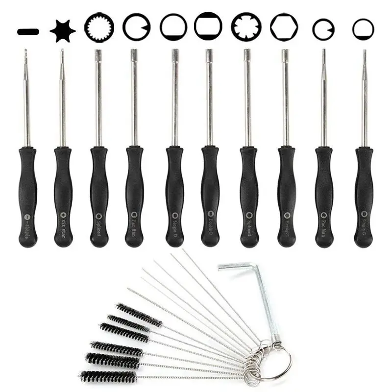Carburetor Adjustment Tool With Carburetor Cleaning Brush Needle For Common 2 Cycle Small Engine ECHO STIHL Poulan Husqvarna MTD
Carburetor Adjustment Tool With Carburetor Cleaning Brush Needle For Common 2 Cycle Small Engine ECHO STIHL Poulan Husqvarna MTD