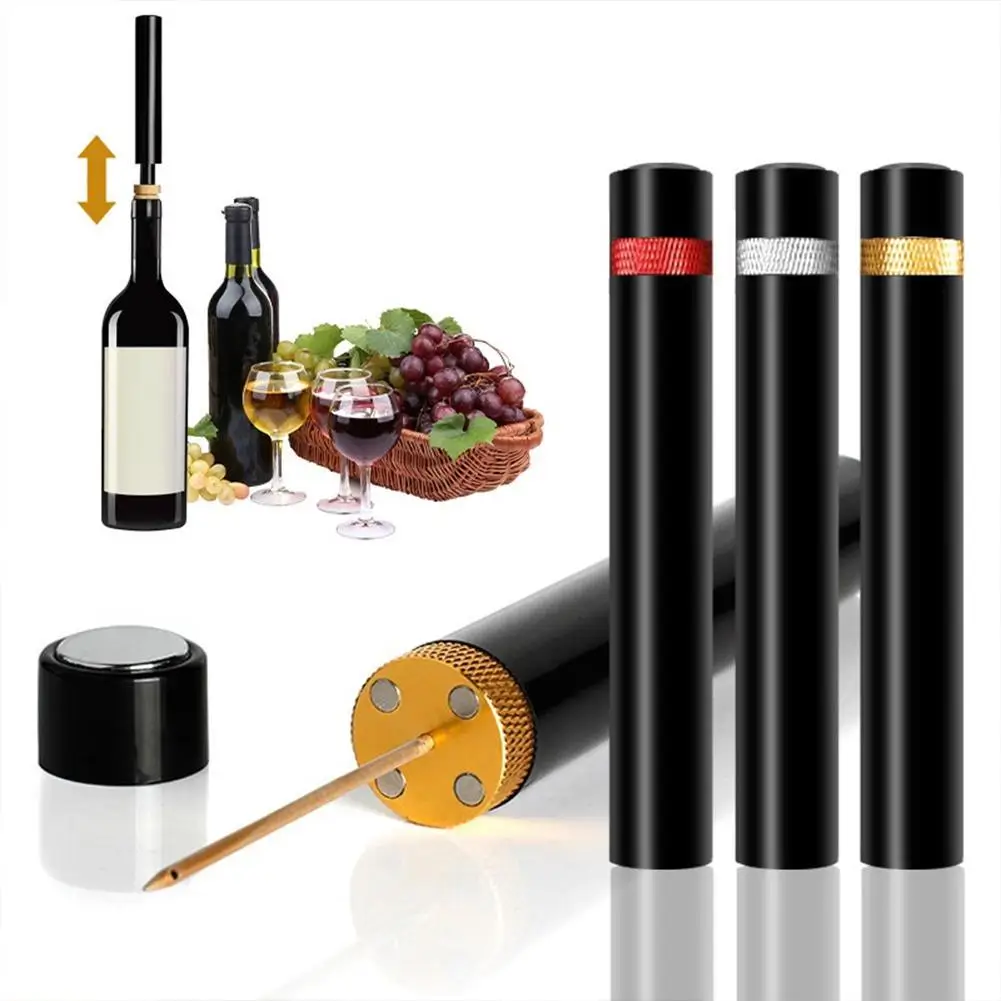 Stainless Steel Portable Wine Bottle Opener Air Pressure Wine Corkscrew Air Pump Opening Tool Kitchen Bar Accessories
Stainless Steel Portable Wine Bottle Opener Air Pressure Wine Corkscrew Air Pump Opening Tool Kitchen Bar Accessories