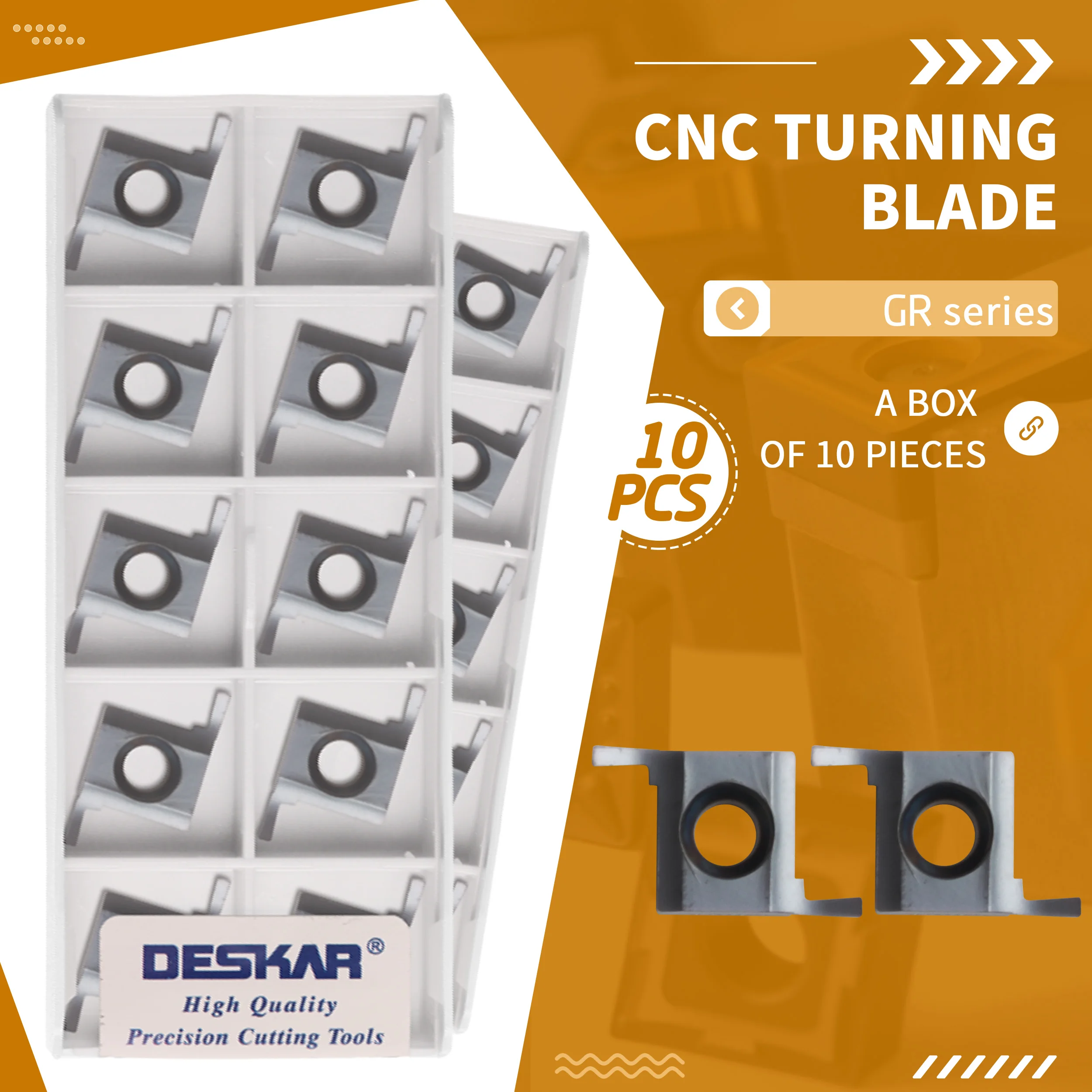 6GR 7GR 8GR 9GR 100 150 200 250 300 LDA High quality Carbide blade CNC lathe Shallow groove insert For stainless steel and steel
6GR 7GR 8GR 9GR 100 150 200 250 300 LDA High quality Carbide blade CNC lathe Shallow groove insert For stainless steel and steel