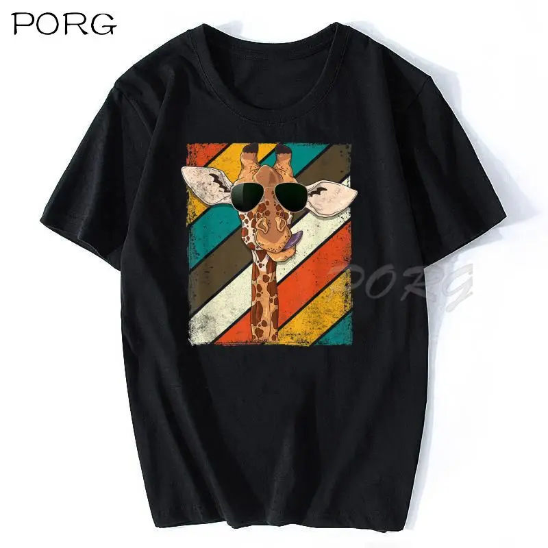 Retro Vintage Giraffe Sunglasses Mens Tshirt Male Tops Men Short Sleeve T Shirt Kawaii T Shirt Men Loose Tops Plus Size Teeshirt
Retro Vintage Giraffe Sunglasses Mens Tshirt Male Tops Men Short Sleeve T Shirt Kawaii T Shirt Men Loose Tops Plus Size Teeshirt