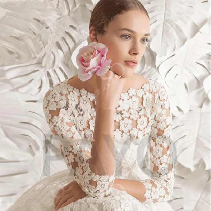 Elegant Wedding Dress Short Exquisite Appliques Bow Sashes A-Line O-Neck Vintage Princess Gown Vestido De Novia For Women
Elegant Wedding Dress Short Exquisite Appliques Bow Sashes A-Line O-Neck Vintage Princess Gown Vestido De Novia For Women