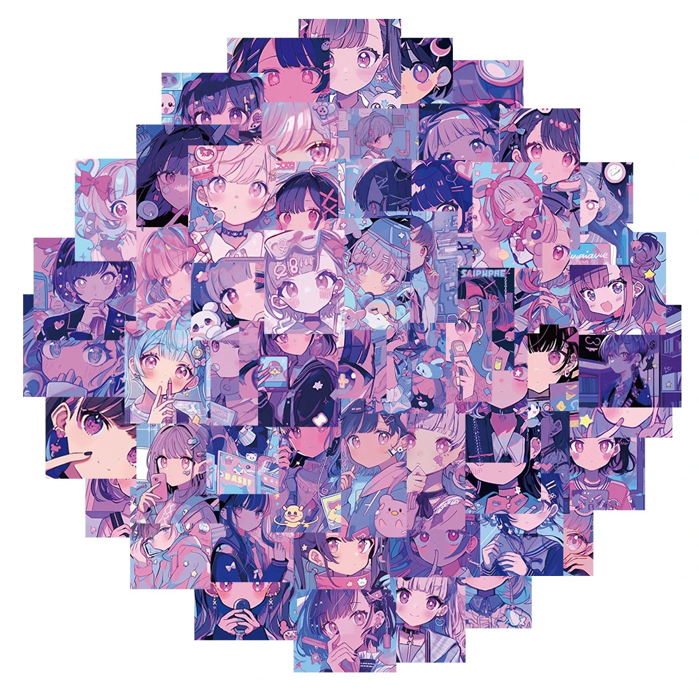 10/30/61pcs Steam Wave Style Girls Stickers Cute Purple Cartoon Decal Notebook Motorcycle Luggage Wall Graffiti Sticker Toys
10/30/61pcs Steam Wave Style Girls Stickers Cute Purple Cartoon Decal Notebook Motorcycle Luggage Wall Graffiti Sticker Toys