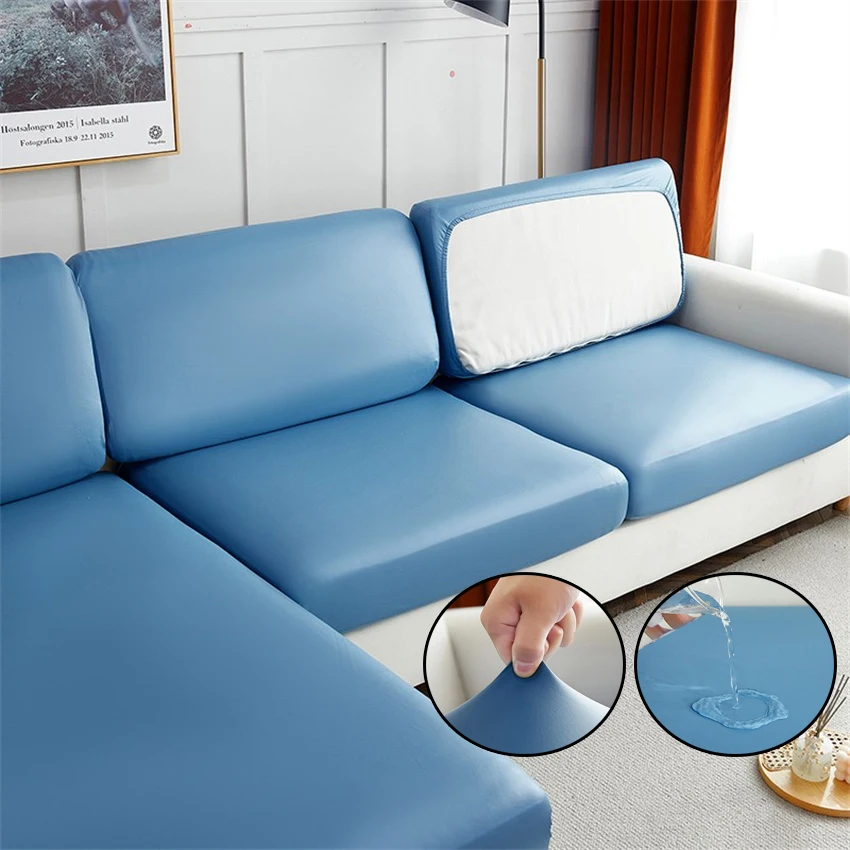 Universal 1/2/3/4 Seater Sofa Seat Cushion Covers for Living Room Faux Leather Stretch Chair Loveseat Seat Cover Couch Slipcover
Universal 1/2/3/4 Seater Sofa Seat Cushion Covers for Living Room Faux Leather Stretch Chair Loveseat Seat Cover Couch Slipcover