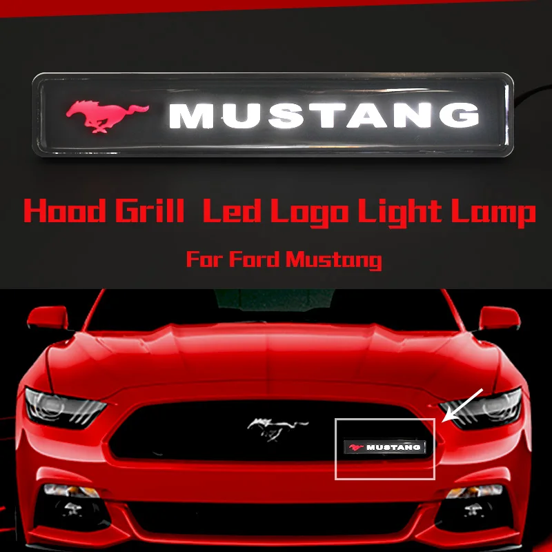 For Mustang GT350 GT500 Pony Horse Badge Emblem DRL Day Running Light Hood Grill Grille Bonnet Led Logo Lamp
For Mustang GT350 GT500 Pony Horse Badge Emblem DRL Day Running Light Hood Grill Grille Bonnet Led Logo Lamp