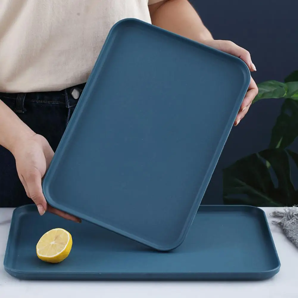 Serving Tray Widely Applied Lightweight Food Grade Decorative Rectangular Plastic Tray Breakfast Serving Tray for Home
Serving Tray Widely Applied Lightweight Food Grade Decorative Rectangular Plastic Tray Breakfast Serving Tray for Home