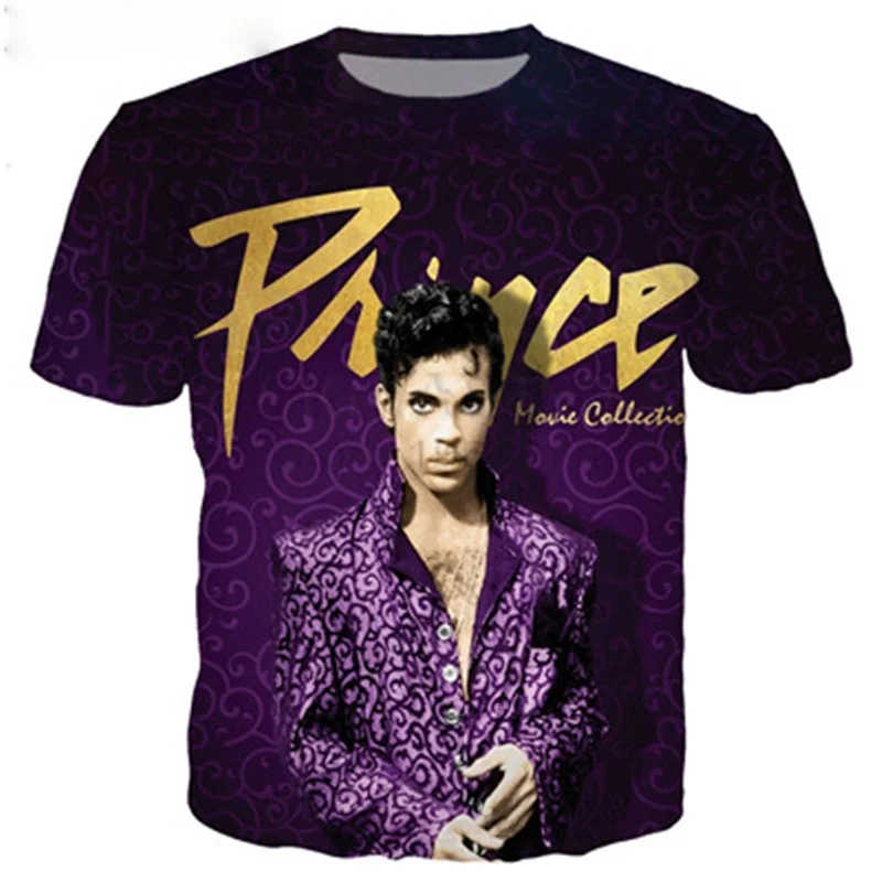 Fashion Design T Shirt Men/women Hip Hop Singer Prince Rogers Nelson 3D Printed T-shirts Style Tshirt Streetwear Tops Oversized
Fashion Design T Shirt Men/women Hip Hop Singer Prince Rogers Nelson 3D Printed T-shirts Style Tshirt Streetwear Tops Oversized