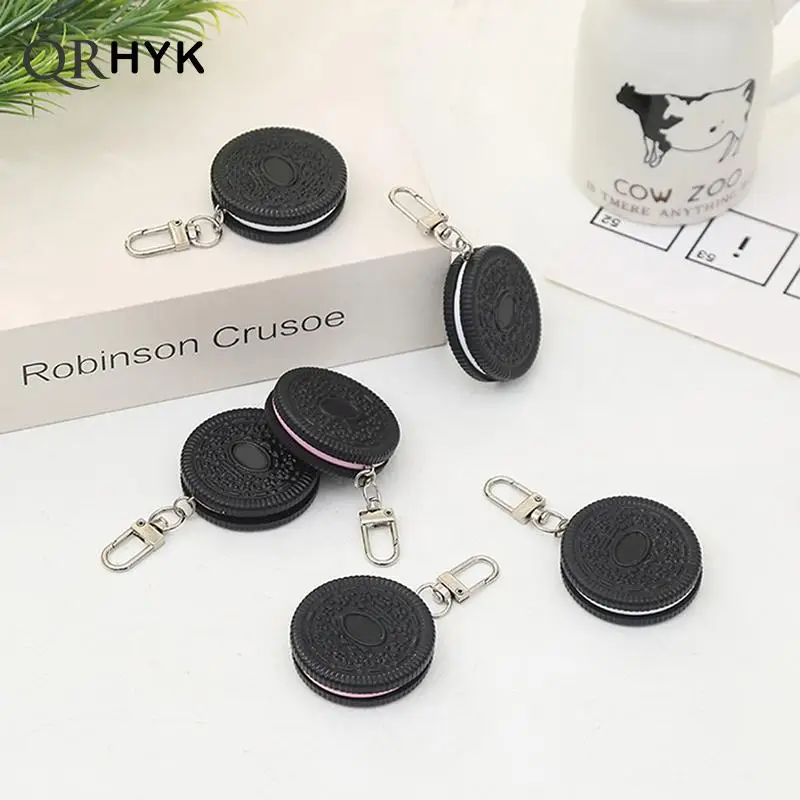 Брелок для ключей, милый креативный брелок для ключей с имитацией печенья, сумки, сумки