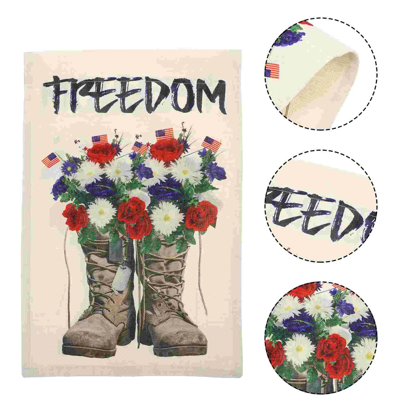 Independence Day Garden Flag 4th July Hanging Outdoor Yard Decor Patriotic Festival Decorative Party Supplies
Independence Day Garden Flag 4th July Hanging Outdoor Yard Decor Patriotic Festival Decorative Party Supplies
