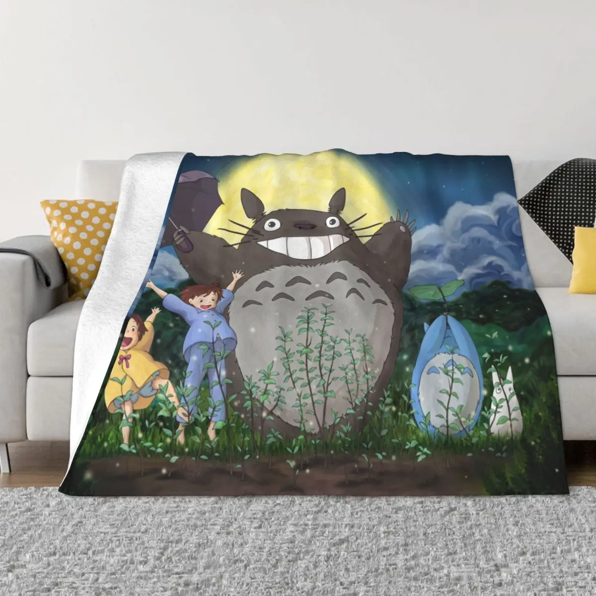 My Neighbour Totoro Blanket Flannel Decoration Happy Night Portable Home Bedspread
My Neighbour Totoro Blanket Flannel Decoration Happy Night Portable Home Bedspread