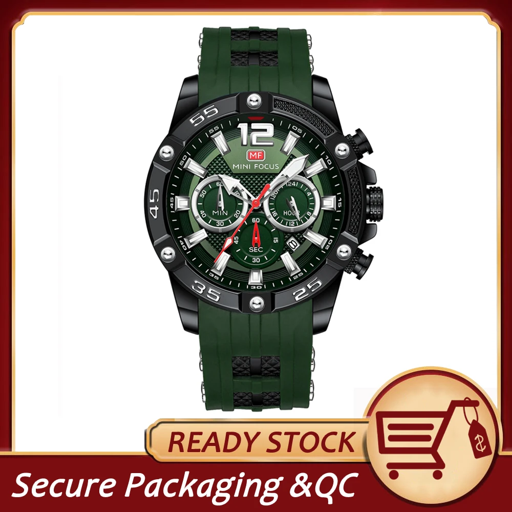 Luxury Designer Quartz Movement Watch Silicone Men's Army WistWatches Luminous 30M Waterproof Customize Logo Relogio Masculino 
Luxury Designer Quartz Movement Watch Silicone Men's Army WistWatches Luminous 30M Waterproof Customize Logo Relogio Masculino