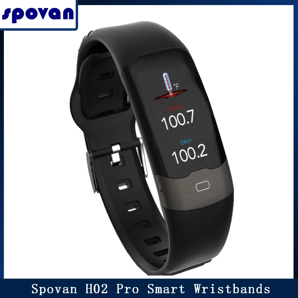 

SPOVAN H02 Pro Smart Bracelet Sport Band With ECG PPG Activity Tracker Blood Pressure Heart Rate HRV Sleep Monitoring Reloj