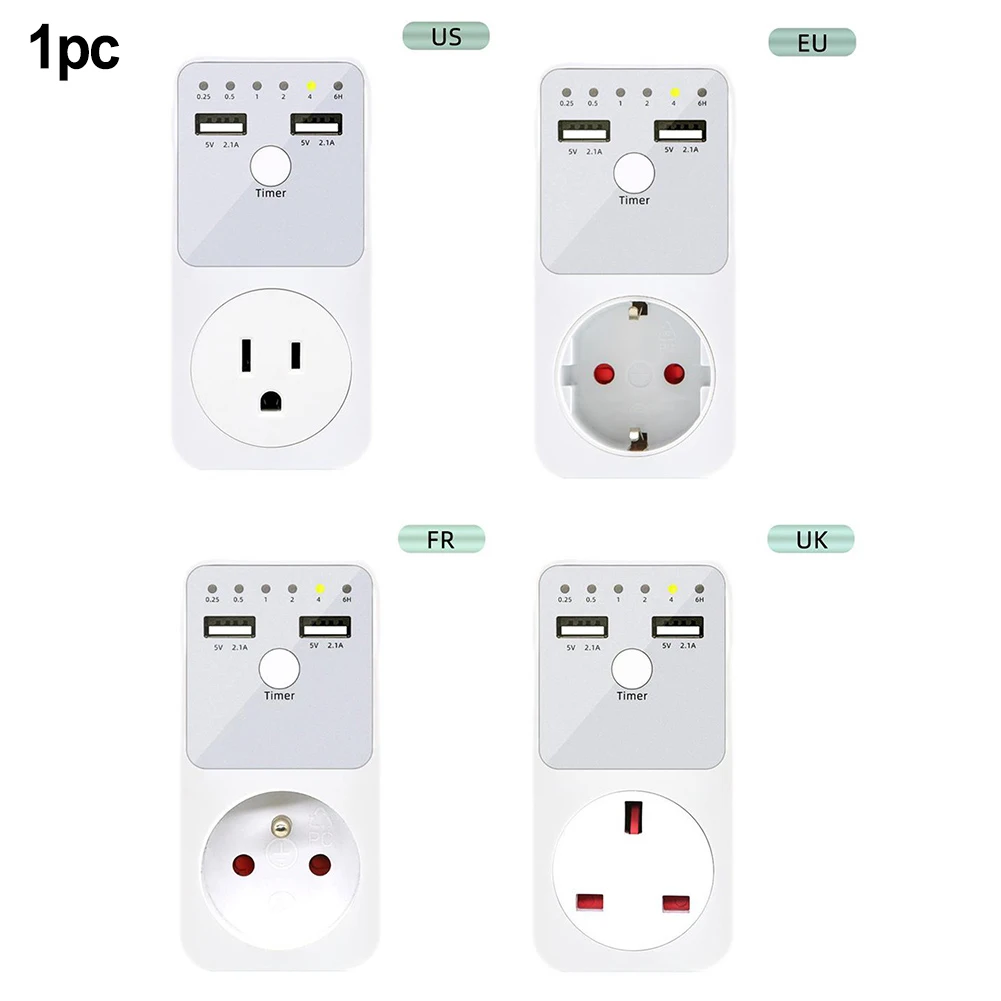 

EU Timer Socket Switch UK US AU FR Plug Kitchen Timer Socket Outlet 170V~260V Ontroller Digital Mini Clock Digital Clock