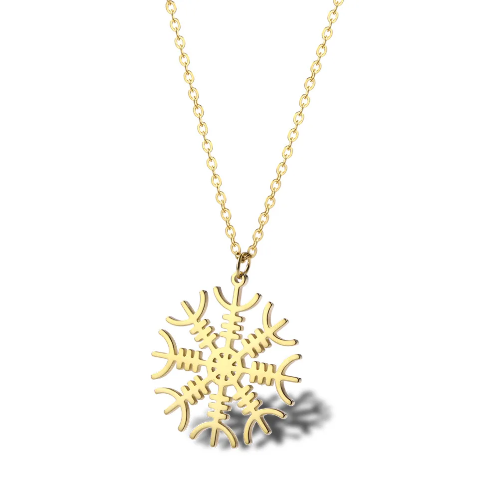 Viking Protection Pendant Necklace Women Accessories Amulets Stainless Steel Spiderweb Aegishjalmur Vegvisir Necklaces Jewelry
Viking Protection Pendant Necklace Women Accessories Amulets Stainless Steel Spiderweb Aegishjalmur Vegvisir Necklaces Jewelry