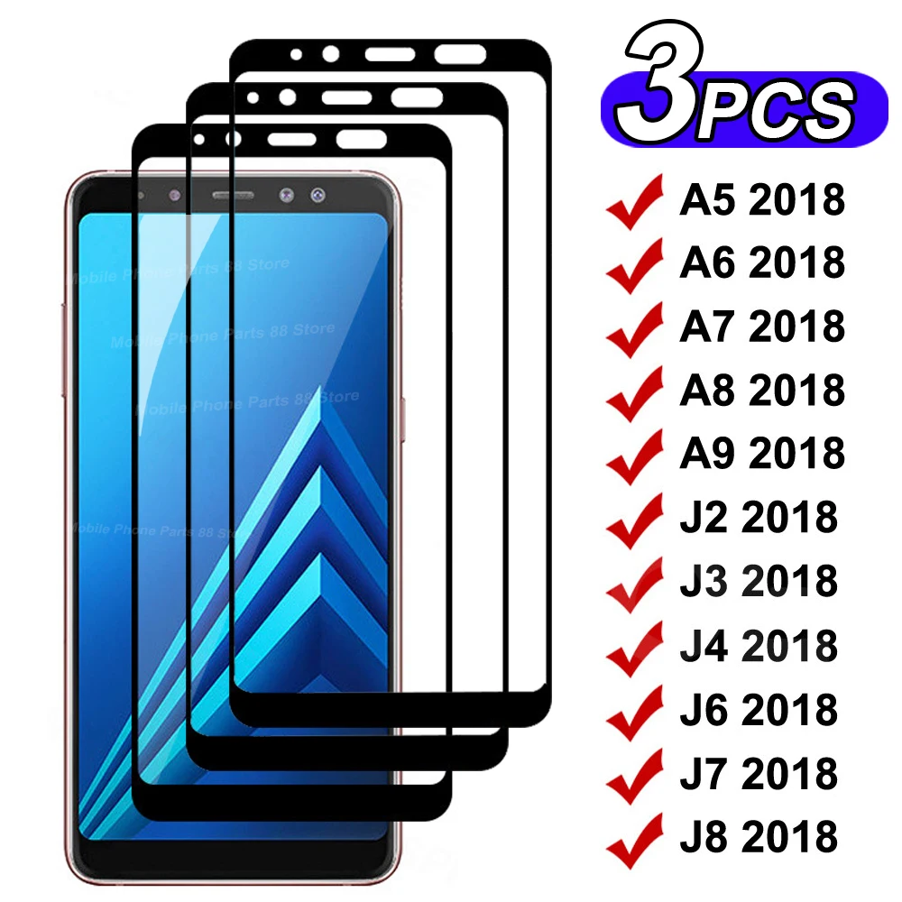 3Pcs Tempered Glass For Samsung Galaxy A6 A8 Plus A9 A7 A5 2018 Protective Glass For Galaxy J6 J4 Plus J8 J7 J3 J2 2018 Glass
3Pcs Tempered Glass For Samsung Galaxy A6 A8 Plus A9 A7 A5 2018 Protective Glass For Galaxy J6 J4 Plus J8 J7 J3 J2 2018 Glass