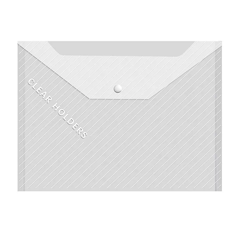 10 Pcs Thick Snap-on Transparent Waterproof A4 Folders Plastic Information Pouches File With Test Papers
10 Pcs Thick Snap-on Transparent Waterproof A4 Folders Plastic Information Pouches File With Test Papers