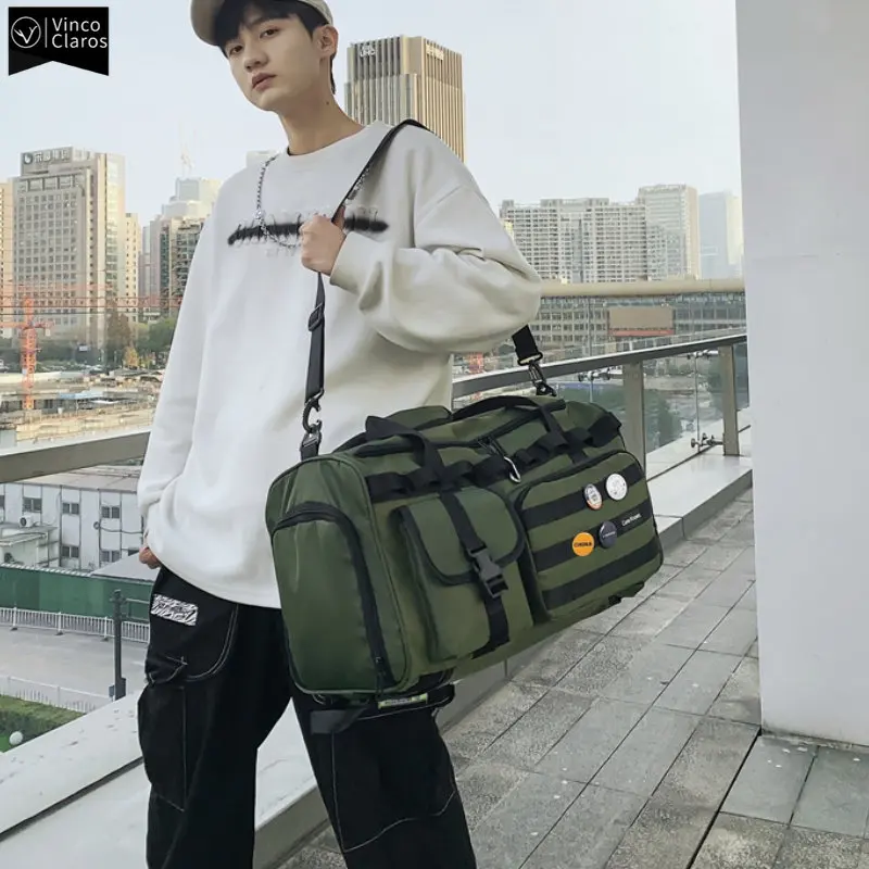 VC Large Capacity Men's Travel Backpack High Quality Shoulder Bags Men Luggage Handbag Shoe Organizer and Storage Duffel Tote
VC Large Capacity Men's Travel Backpack High Quality Shoulder Bags Men Luggage Handbag Shoe Organizer and Storage Duffel Tote