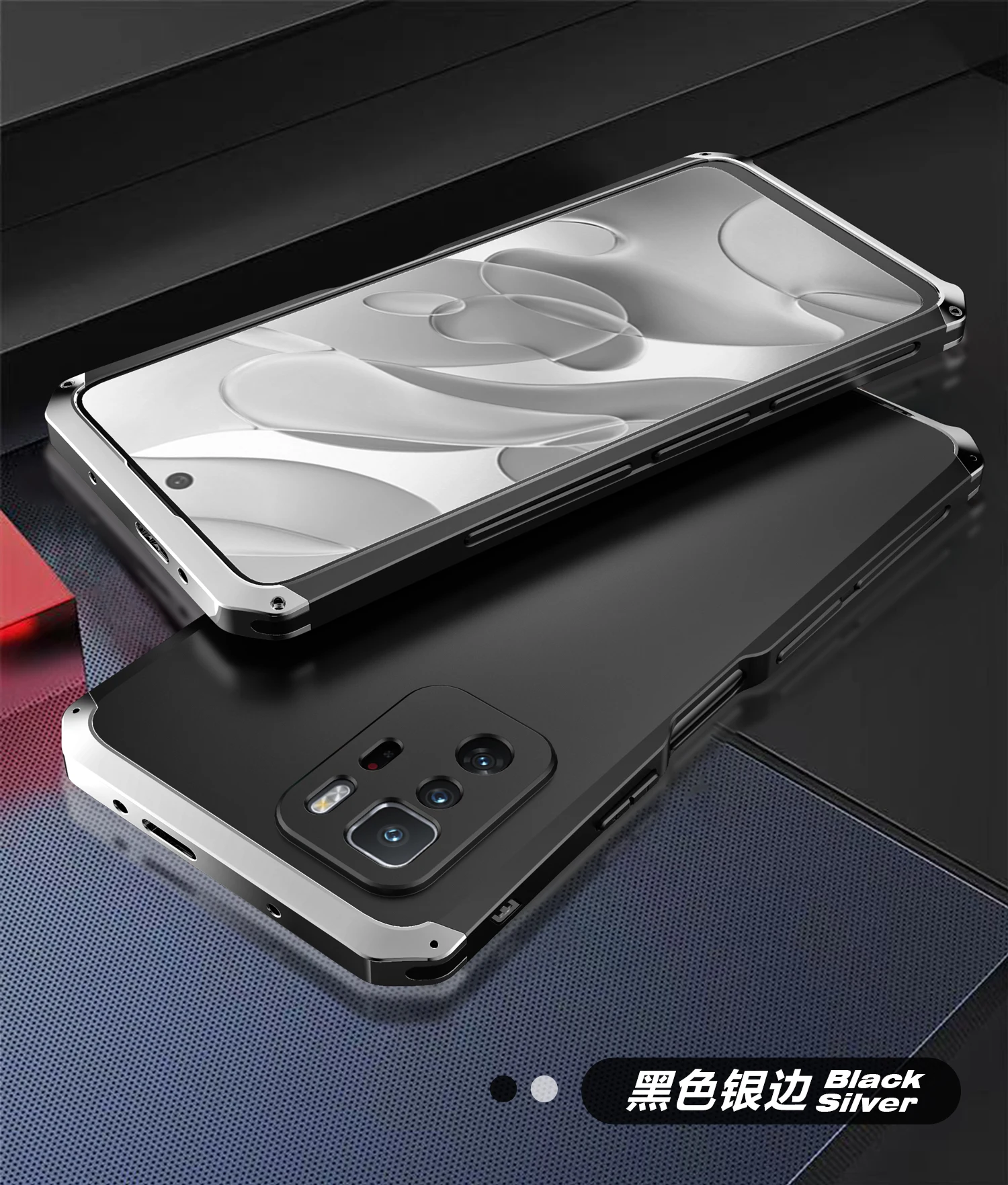 Aluminum Metal Armor Shockproof Case For Xiaomi Poco X3 GT 6.6 inches Redmi Note 10 Pro China Version Hard Plastic Back Cover
Aluminum Metal Armor Shockproof Case For Xiaomi Poco X3 GT 6.6 inches Redmi Note 10 Pro China Version Hard Plastic Back Cover