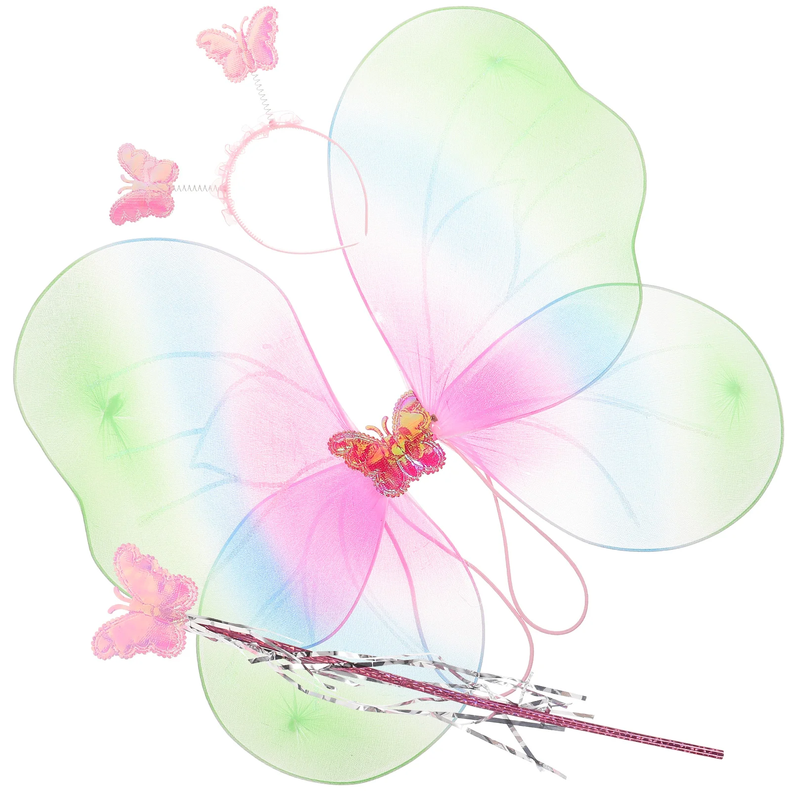 Dress-up Butterfly Headband Fairy Wing Girl Cosplay Girls Little Wand Prop Hair Ties
Dress-up Butterfly Headband Fairy Wing Girl Cosplay Girls Little Wand Prop Hair Ties