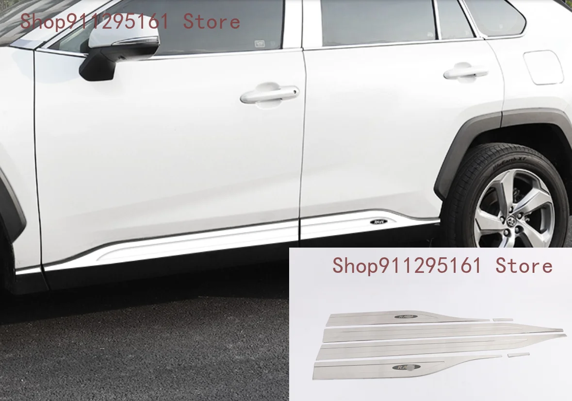 Car Styling Side Door Body Trim Stick Strip Protector Cover 6pcs For TOYOTA RAV4 2019 2020
Car Styling Side Door Body Trim Stick Strip Protector Cover 6pcs For TOYOTA RAV4 2019 2020