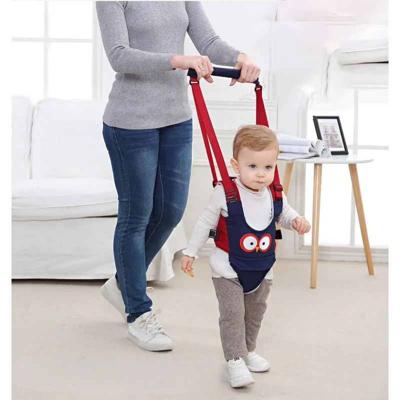 

Cartoon Toddlers Harness Belt Baby Walker Stuff Walking Bag Safety Helper Child Leash Kid Keeper Bouncers with Detachable Crotch