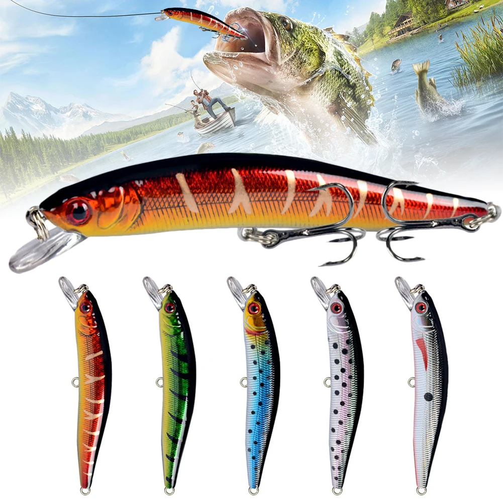 Minnow Fishing Lure 100mm 8g Mini Artificial Hard Bait Sinking Crankbait Wobblers Carp Perch Trout Fishing Tackle Accessories
Minnow Fishing Lure 100mm 8g Mini Artificial Hard Bait Sinking Crankbait Wobblers Carp Perch Trout Fishing Tackle Accessories