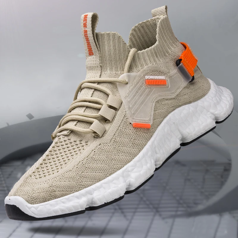 Men Running Shoes Elastic Sock Sport Shoes Mesh Sneakers Breathable Casual Shoes Stability Outdoor Round Toe Tenis Para Hombre
Men Running Shoes Elastic Sock Sport Shoes Mesh Sneakers Breathable Casual Shoes Stability Outdoor Round Toe Tenis Para Hombre