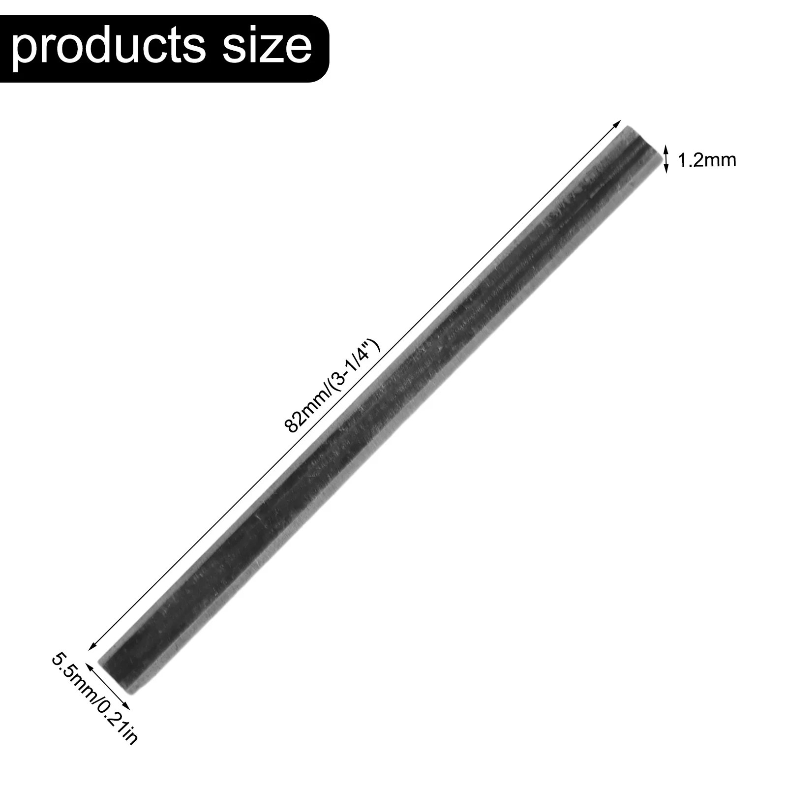 82mm Carbide Planer Blades Hard Alloy High Precision Kits Manganese Steel Set Silver Slide-in Design Tool 10pcs
82mm Carbide Planer Blades Hard Alloy High Precision Kits Manganese Steel Set Silver Slide-in Design Tool 10pcs